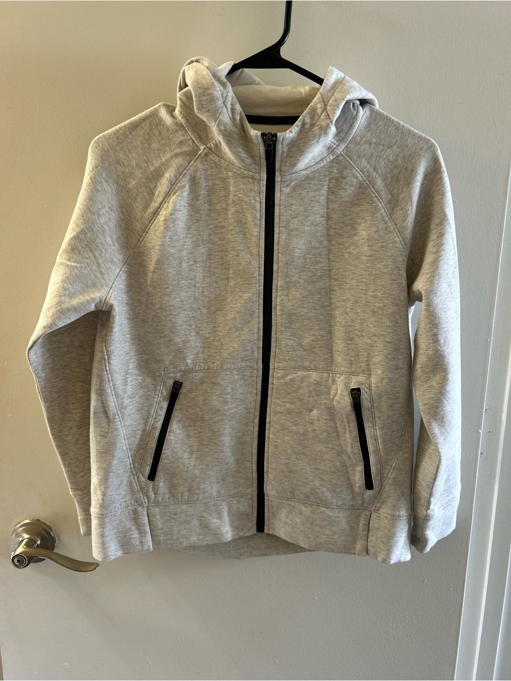 DSG Light Gray Hooded Full-Zip Windbreaker